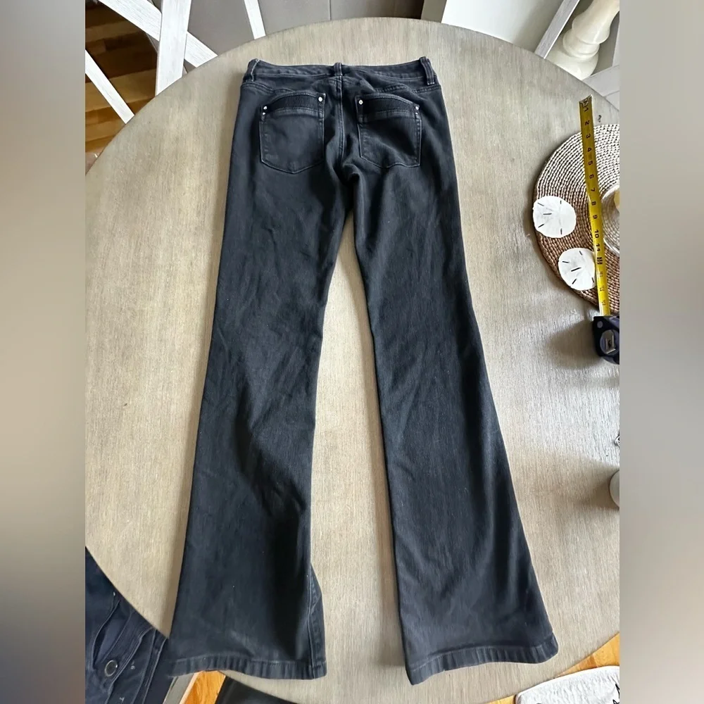 White House Black Market Flare Black Jeans
